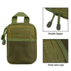 1000D Nylon Bag Outdoor Waist Fanny Pack Mobile Phone Key Mini Tools Waterproof Sport Pouch(Green)