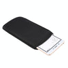 Universal Neoprene Cell Phone Bag Suitable for 6.4-7.2 inch Smartphones(Black)