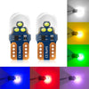 10pcs W5W Width Indicator Light Flashing LED Crystal License Plate Light(Random Color Delivery)