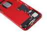iPhone 7 Battery Cover Red with Card Tray