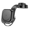hoco HW24 Might Retractable Magnetic Wireless Fast Charging Car Center Console Holder(Black)