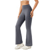 High-waisted Hip-lifting Elastic Quick-drying Yoga Sports Flared Pants, Size: XL()