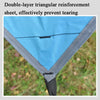 Outdoor Camping Supplies Multifunctional Camping Sunshade Waterproof And Moisture-Proof Mat Ultra-Light Sky,Size: 300 x 300cm (Black)