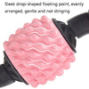 Foam Shaft Muscle Massage Roller Yoga Roller Fitness Supplies(Water-drop Type Cherry Pink)
