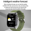 ET585 2.04 inch Steel Strap IP68 Waterproof Smart Watch, Support ECG / Blood Composition Measurement(Black)