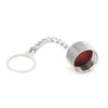 N-Type Female & UHF SO-239 Dust Cap - Silver, Chain