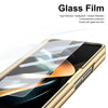 For Samsung Galaxy Z Fold4 Integrated PC + PU Phone Case with Pen / Pen Box(Gold)