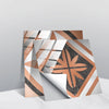 20 PCS 20cm PVC Crystal Covered Film Geometric Pattern Tile Wall Sticker(TS236)