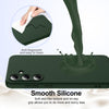 For Samsung Galaxy S25+ 5G Shockproof Silicone Magsafe Phone Case(Dark Green)
