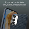 For Samsung Galaxy F15 5G Carbon Fiber Series IMD Phone Case(Blue)