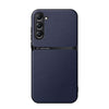 For Samsung Galaxy S23 FE 5G Litchi Leather Magnetic Full Coverage Shockproof Phone Case(Navy Blue)