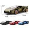 1:32 Simulation Sound Light Children Alloy Sports Car Model Boy Car Toy(Black)