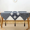 Cotton Linen Tea Table Dining Table Table Flag Retro Tablecloth, Size:30x220cm(Japanese)