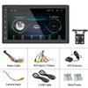 A2222KT 7 Inch Android Navigation WiFi Version 1+32G GPS Bluetooth 2.5D Screen Car Central Control MP5 Player, Style: Standard+4Lights Camera