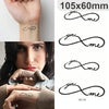 10 PCS Classic Black  Waterproof Temporary Tattoo Sticker(HC-53)