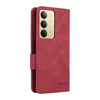 For Realme C75 4G Magnetic Clasp Leather Phone Case(Red)