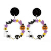 Halloween Acrylic Earrings Personality Festive Jewelry, Style: E000168 Star