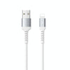 REMAX RC-C008  USB To 8 Pin 2.4A TPE Soft Anti-breakage Data Cable,Length 1m(White)