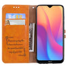 For Xiaomi Redmi 8A Business Style Oil Wax Texture Horizontal Flip Leather Case, with Holder & Card Slots & Wallet(Yellow)