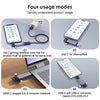 NK-951 3 in 1 USB3.2 to Type-C and 8 Pin Solid State USB Flash Drive with OTG Function