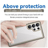 For Samsung Galaxy S25 Ultra 5G Colorful Series Acrylic Hybrid TPU Phone Case(Transparent Grey)