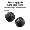 Front Rear Wheel Tire Pressure Temperature Monitoring Sensor(Black)