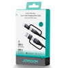 JOYROOM SA37-2T2 60W Multi-Function Series 4 in 1 Fast Charging Data Cable, Length:1.2m(Black)