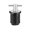 Marine Motorboat Deck Cross Drain Plug Screw, Size: Stainless Steel For 25mm