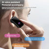 M6 1.5 inch Steel Band Earphone Detachable IP68 Waterproof Smart Watch Support Bluetooth Call(Gold)
