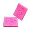 2 PCS Pterodactyl Chocolate Cake Clay Decoration DIY Silicone Mold(Large Pink)