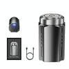 Smart Digital Display Electric Shaver Rechargeable Pocket Razor, Spec: Suspension Knife Net Black