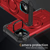 For iPhone 11 Lens Holder MagSafe Phone Case(Red)