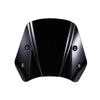 5-7 Inch Retro Motorcycle Windshield Universal Modified Windshield(Black)