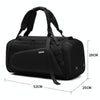 MINGLU Large-Capacity Dry And Wet Separation Gym Bag Messenger Training Bag(Grey)