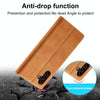For Samsung Galaxy A36 5G LC.IMEEKE Strong Magnetism Microfiber Leather Phone Case(Brown)