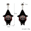 Halloween Acrylic Earrings Personality Festive Jewelry, Style: E000172 Witch
