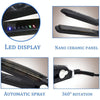 Steam Spray Electric Splint Hair Straightener with Plastic Bottle , US Plug