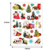 1set Christmas Day Cartoon Illustration Kids Toy Stickers, Size: 148x210mm(Random Style Delivery)