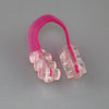 3pcs U Shaped Plastic Higher Bridge Nose Up Clip for Girls Ladies Women(Magenta)