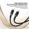 Baseus Dura Series USB-C / Type-C to USB-C / Type-C 100W Fast Charging Cable, Length:1m(Gold Black)