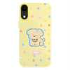 For iPhone XR Skin Feeling Jelly TPU Hybrid PC Phone Case(Yellow Puppy Yellow)