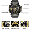 SMAEL 8065 Waterproof Sports Multifunctional Luminous Watch Men(Yellow)