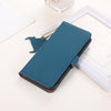For Samsung Galaxy A36 5G Genuine Leather Magnetic RFID Leather Phone Case(Blue)