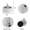 Halloween Electronic LED Candle Light, Color: Yellow Light Flash(White -shell Ghost Face)