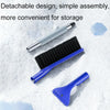 2 In 1 Car Snow Shovel Snow Blowing Brush Car Winter Snow Clearing Tools(Red)
