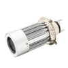 H4 DC12-80V / 20W / 6000K / 2000LM Motorcycle Headlight with Angel Eyes (Blue)