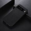 For Google Pixel 7 5G Wood Texture PU Phone Case(Black)