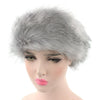 Unisex Winter Imitation Fox Fur Headband Bomber Hat, Size:L58-60cm(Gray)
