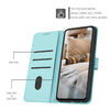 For Redmi K70 / K70 Pro Embossed Kitten Phone Leather Case with Lanyard(Mint Green)