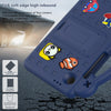 For Samsung Galaxy Tab A9 Handle Kickstand Children EVA Shockproof Tablet Case(Navy Blue)
